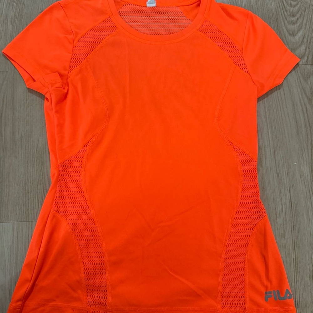 Fila Orange Athletic T-Shirt